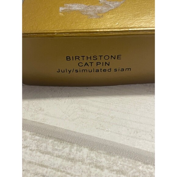 Vintage *Avon, sapphire, birthstone, pen, kitty cat kitten original box - Picture 3 of 5